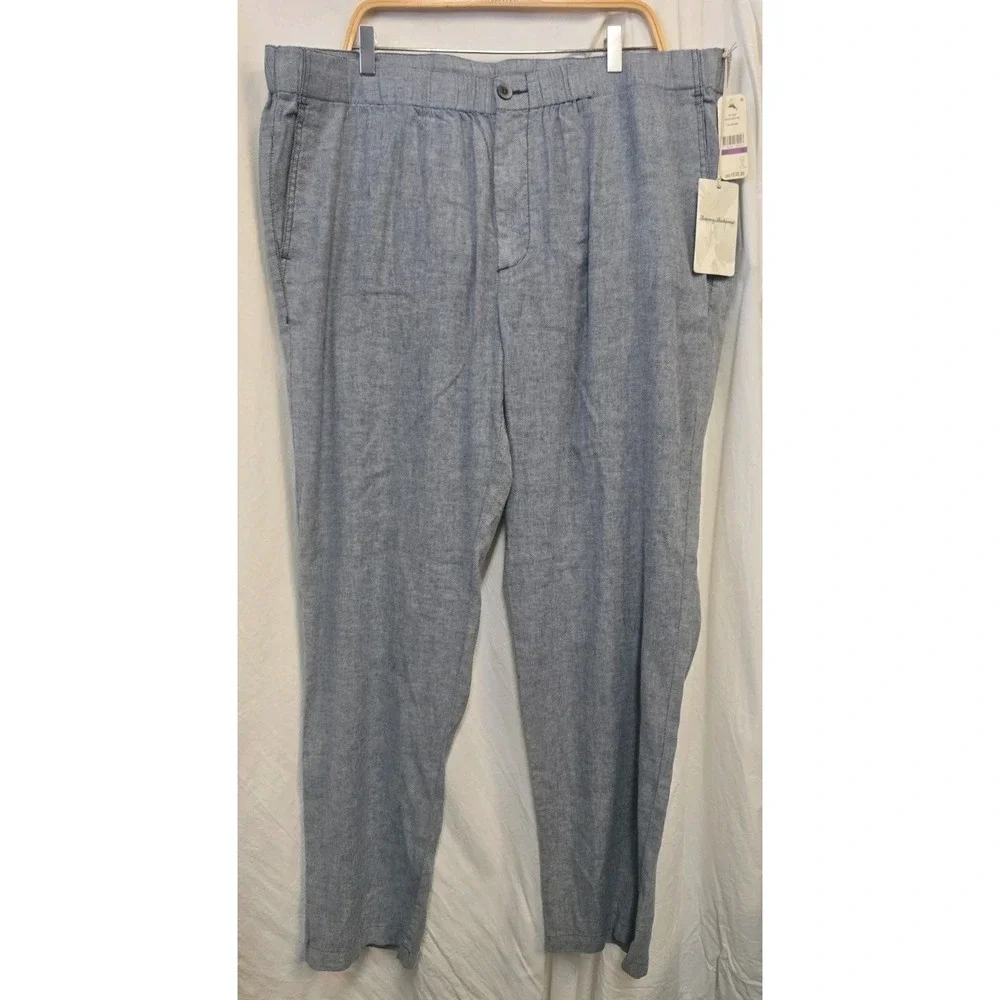 Tommy Bahamas Beach Linen Maritime Pants Coastal Vacation NWT 2XL